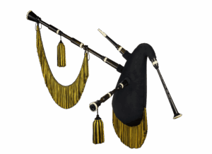 GAITA-EBANO-CON-RONQUETA-FUNDA-NEGRA-FLECOS-NEGROS-Y-AMARILLOS-MEZCLADOS-scaled