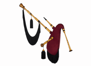 GAITA-PEQUIA-CON-RONQUETA-FUNDA-GRANATE-FLECOS-NEGROS-scaled